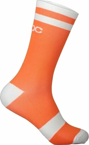 POC Lure MTB Long Sock Zink Orange/Hydrogen White M Skarpety kolarskie