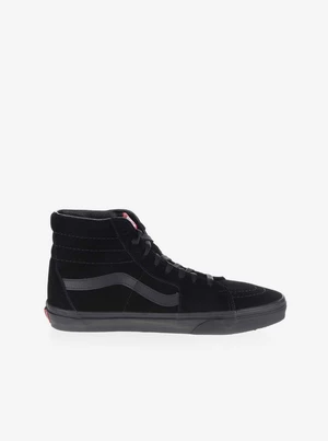 Černé unisex semišové kotníkové tenisky VANS SK8-Hi - unisex