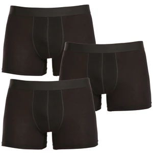 Set of three men's boxer shorts in black Nedeto