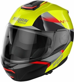 Nolan N100-6 Paloma N-Com Led Yellow Red/Silver/Black XL Helm