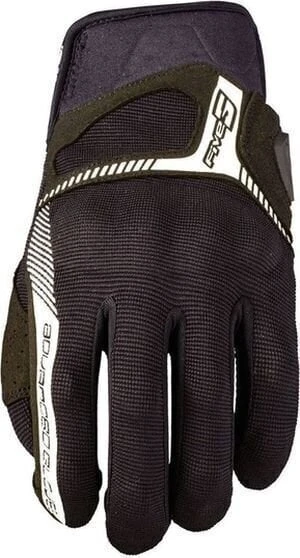 Five RS3 Kid Black/White L Motorradhandschuhe