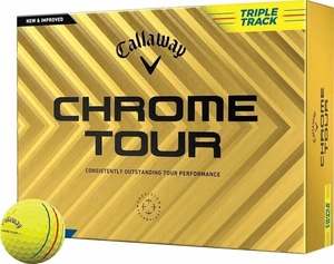 Callaway Chrome Tour Yellow Triple Track Balles de golf