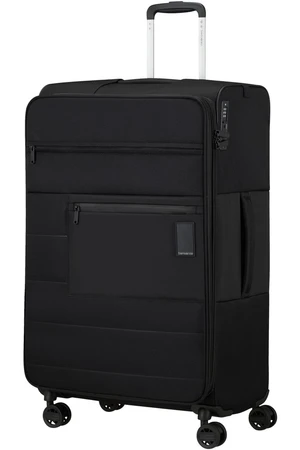 Samsonite Látkový cestovní kufr Vaycay L EXP 104/112 l - černá