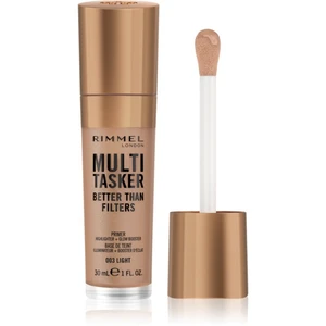 Rimmel Multi-Tasker Better Than Filters rozjasňujúca podkladová báza pre zjednotenie farebného tónu pleti odtieň 003 Light 30 ml