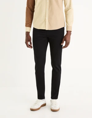 Black men's slim fit jeans Celio Dow