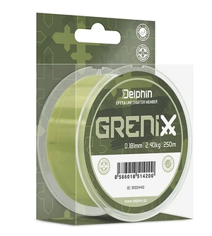 Delphin vlasec grenix carp 250 m - průměr 0,181 mm hmotnost 2,4 kg