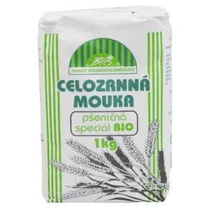 NATURAL JIHLAVA Mouka celozrnná pšeničná speciál natural 1000 g BIO