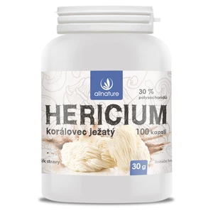 ALLNATURE Hericium Korálovec ježatý 100 kapslí