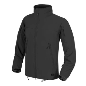 Softshellová bunda Helikon-Tex® Cougar® QSA™ + HID™ Windblocker - černá (Velikost: 3XL)