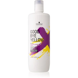 Schwarzkopf Professional Goodbye  Yellow šampón neutralizujúci žlté tóny pre farbené a melírované vlasy 1000 ml