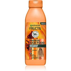 Garnier Fructis Papaya Hair Food regeneračný šampón pre poškodené vlasy 350 ml