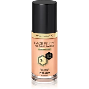 Max Factor Facefinity All Day Flawless dlhotrvajúci make-up SPF 20 odtieň 75 Golden / N75 Golden 30 ml