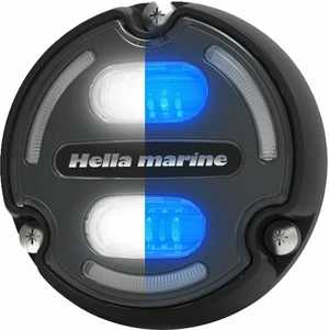 Hella Marine  Apelo A2 Aluminum White/Blue Underwater Light Charcoal Lens Bootslicht