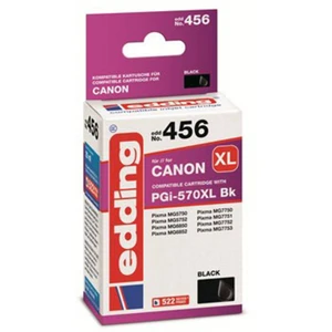 Edding Ink cartridge náhradný Canon PG-570XL kompatibilná Single čierna EDD-456 18-456