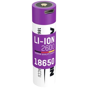 Ansmann 18650-2,6-Micro-USB špeciálny akumulátor 18650  Li-Ion akumulátor 3.7 V 2600 mAh