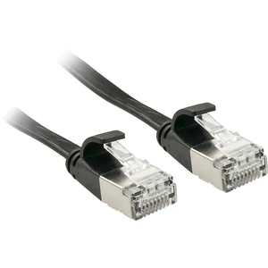 LINDY 47483 RJ45 sieťové káble, prepojovacie káble CAT 6A U/FTP 3.00 m čierna s ochranou 1 ks