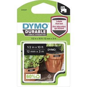 páska do štítkovača  DYMO D1 1978365 vinyl Farba pásky: čierna Farba písma:biela 12 mm 3 m