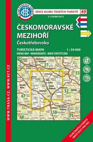 KČT 49 Českomoravské mezihoří 1:50 000