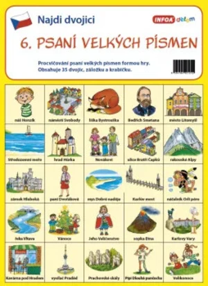 Najdi dvojici - ČJ-6. Psaní velkých písmen