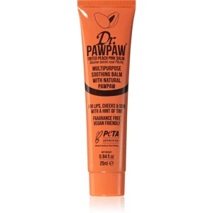 Dr. Pawpaw Peach Pink tónovací balzám na rty a tváře 25 ml