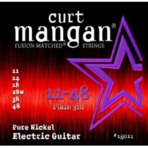 Curt Mangan 11-48 Pure Nickel Wound 15011 Struny Do Gitary Elektrycznej