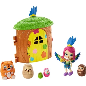 Mattel Enchantimals tajné útočiště nejlepších přátel Parrot Peeki Tree Hut