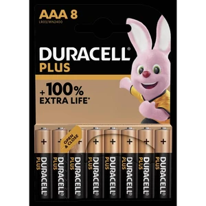 Duracell Plus-AAA K8 mikrotužková batérie typu AAA  alkalicko-mangánová  1.5 V 8 ks