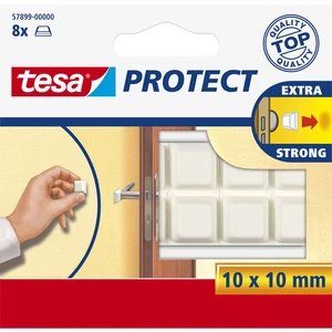 tesa  ochranný nárazník tesa®  (d x š) 10 mm x 10 mm biela Množstvo: 8 ks