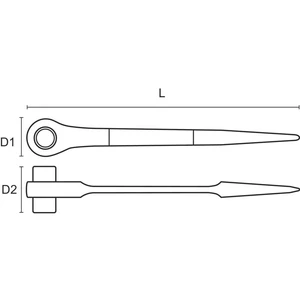 Bahco SC2RM-19-22 Rohatka na lešenie 19 a 22 mm