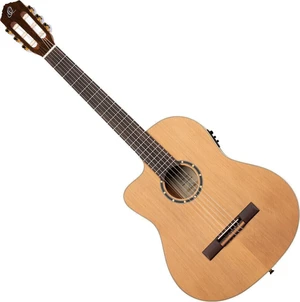 Ortega RCE131SN-L 4/4 Natural Klasická gitara s elektronikou