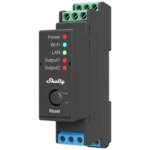 Shelly 2Pro Shelly spínač pohonu  Bluetooth, Wi-Fi