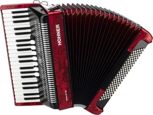 Hohner Bravo III 120 Rot Tastenakkordeon