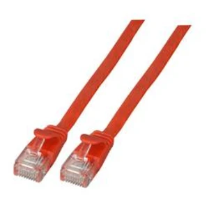 Síťový kabel RJ45 EFB Elektronik K8107RT.5, CAT 6A, U/UTP, 5.00 m, červená