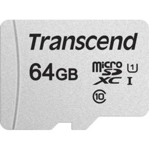 Paměťová karta microSDXC, 64 GB, Transcend Premium 300S, Class 10, UHS-I, UHS-Class 1, vč. SD adaptéru