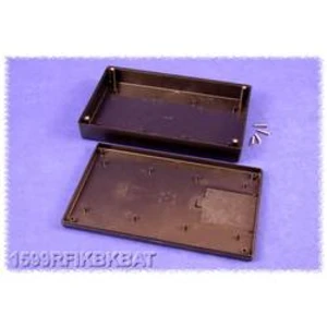 Plastová krabička Hammond Electronics 1599RFIKBKBAT, 220 x 140 x 40 mm, ABS, IP54, černá, 1 ks