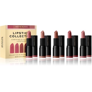 Revolution PRO Lipstick Collection sada rtěnek odstín Matte Nude 5 ks