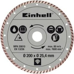 Diamantový řezný kotouč Einhell 4301175, průměr 200 mm 1 ks