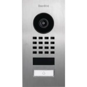 Wi-Fi domovní IP/video telefon DoorBird DoorBird IP Video Türstation D1101V Unterputz 423866782, stříbrná (kartáčovaná)