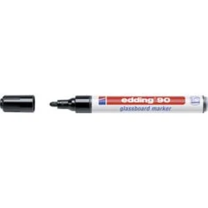 Edding e-90, 4-90001 popisovač na skleněné tabule , 2 mm, 3 mm, černá