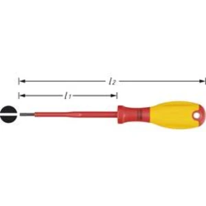 Šroubovák pro šrouby Microstix VDE Hazet 810VDE-30, délka čepele: 100 mm, šířka čepele: 3 mm, 1 ks