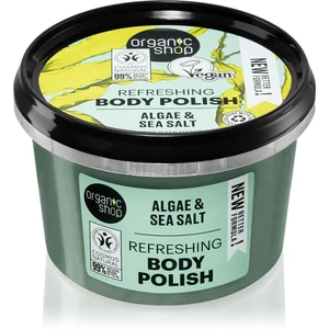 Organic Shop Algae & Sea Salt tělový peeling 250 ml