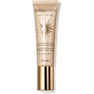 GUERLAIN Terracotta Joli Teint Beautifying Foundation rozjasňujúci make-up pre prirodzený vzhľad SPF 20 odtieň Ebony 30 ml