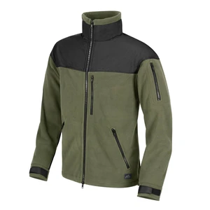 Fleecová mikina Classic Army Helikon-Tex® - černo-zelená   (Barva: Olive Green / černá, Velikost: XXL)