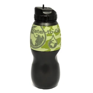 Lahev s filtrem Water-to-Go™ 75 cl – Jungle Green (Barva: Jungle Green)