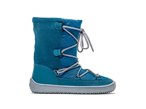 Dětské zimní barefoot boty Be Lenka Snowfox Kids - Dark Teal 32