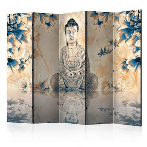 Paraván Buddha of Prosperity Dekorhome 225x172 cm (5-dílný)