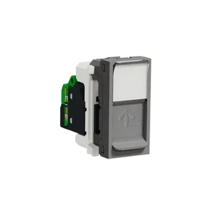 Schneider Electric Nová Unica datová zásuvka RJ45 kat.5e UTP aluminium NU341030 1modul