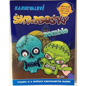 Sun Karnevalové škrabošky Zombie CZ verzia