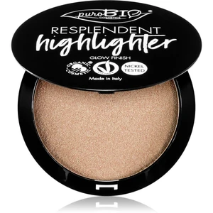 puroBIO Cosmetics Resplendent Highlighter krémový rozjasňovač odtieň 01 Sparkling Wine 9 g