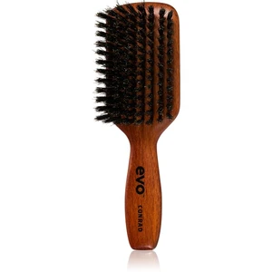 EVO Conrad Natural Bristle Dressing Brush plochá kefa so štetinami z diviaka 1 ks